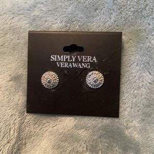 Silver Vera Wang Earrings, NWT